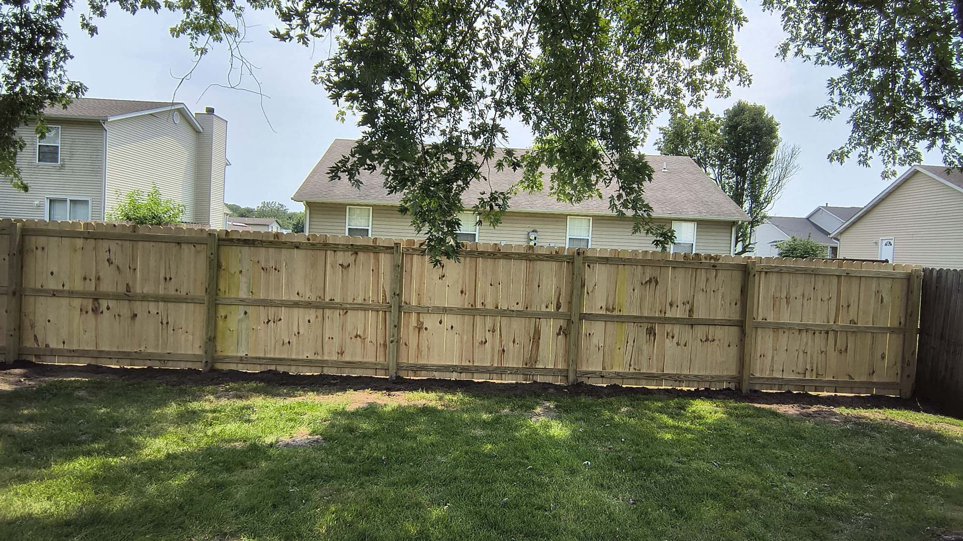 Garcia Pro Services LLC fence line in Saint Charles, Missouri