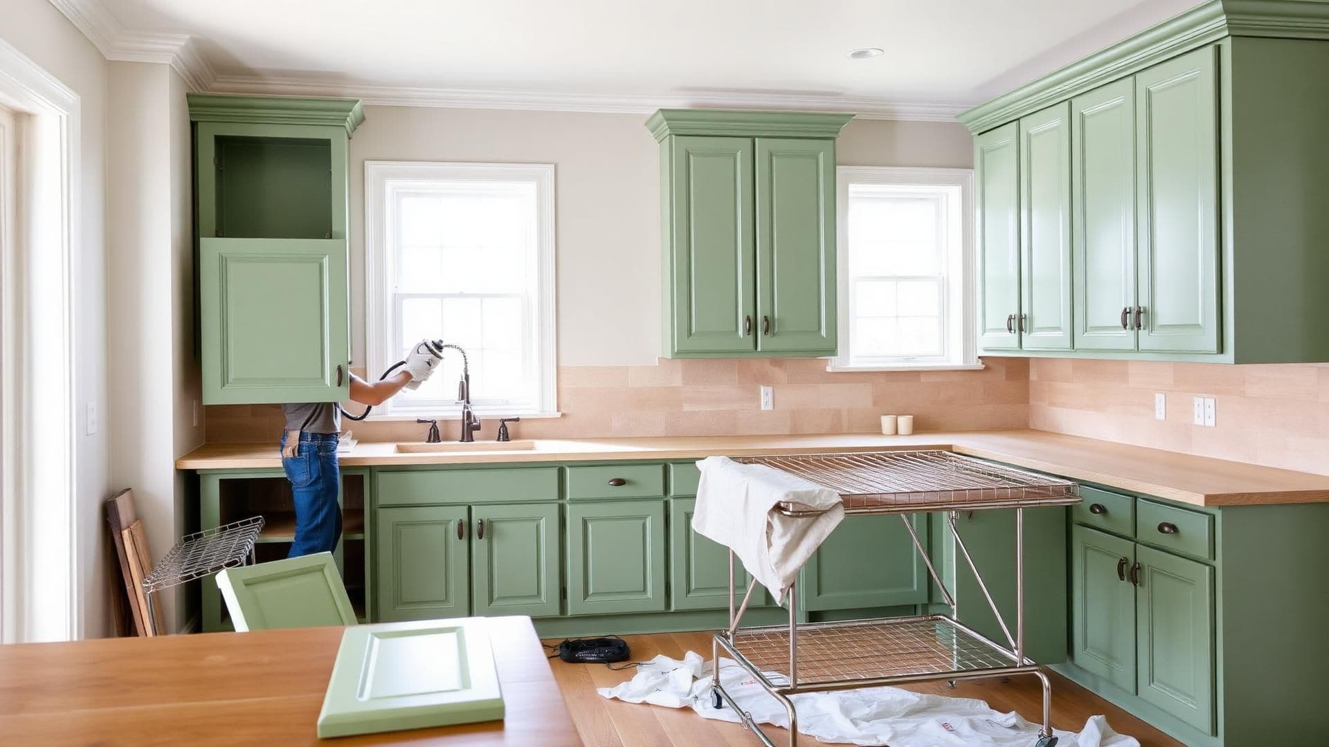 Painting Cabinets Instead of Replacing Them